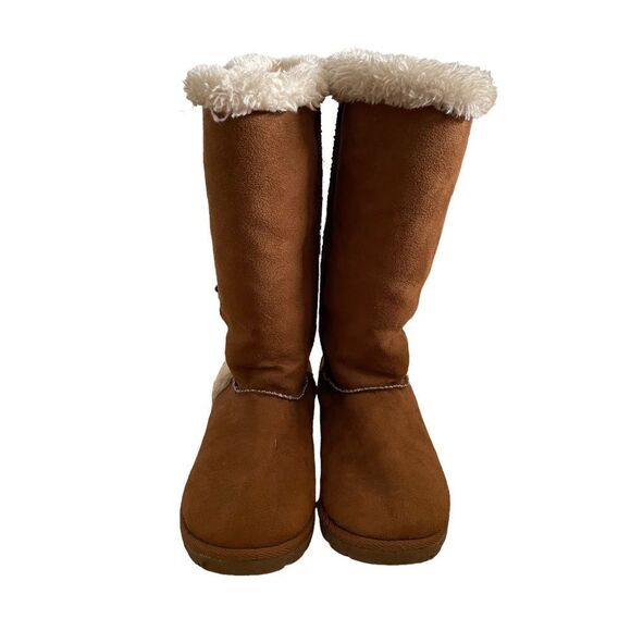 Airwalk ~ Kids Suede Tan Boots ~ size 2 - Picture 2 of 12